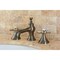 Kingston Brass KC7063ZX 8" Widespread Bathroom Faucet, Antique Brass KC7063ZX - alternate 2